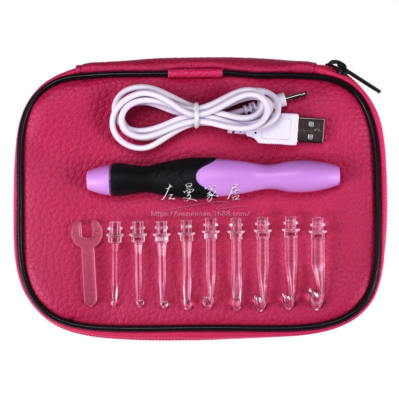 Luminous Needle Self-Produced Luminous Crochet Led Fashion Crochet Knitting Tool Hook Needle - Image 5