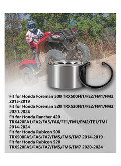 SYOSI Front Heavy Duty Wheel Bearing Kit for Honda Rancher 420 Rubicon 500 520 2014-2024 Foreman 500 520 2014-2024 Replace 91051-HR3-A21 90651-HR3-A20  - Image 4