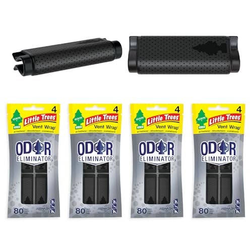 LITTLE TREES Car Air Freshener Vent Wrap Provides LongLasting Scent Slip on Vent Blade Odor Eliminator 16 Air Fresheners 4 Count Pack of 4 - Image 3