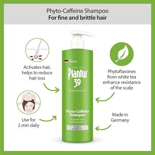 Plantur 39 Fine and Brittle Hair Shampoo (16.9 fl oz) I Phyto-Caffeine Formula I Promotes Natural Growth I For Women's Thinning Hair - Image 3