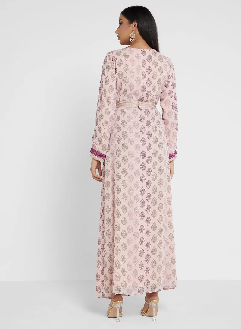 كشخة جلابية بطبعة وقصة عمل