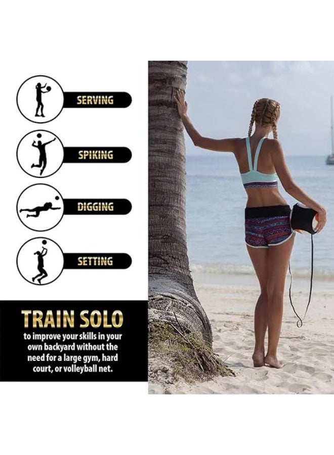 سوفام مدرب كرة القدم SOOFAM، مدرب كرة قدم فردي قابل للتعديل بدون استخدام اليدين، أداة تدريب فردية لركل ورمي كرة القدم، حزام خصر قابل للتعديل للأطفال والكبار، يناسب كرات مقاس 3 و4 و5 - Image 4