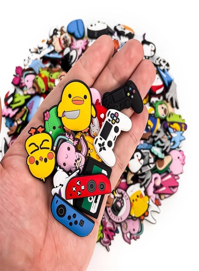 Ella & Emma 100PCS Mixed Anime Cartoon Pencil Toppers - Kawaii Pen Charms for Boys and Girls, Cute Classroom Rewards and Prizes for Students, Pencil Decorations for School Supplies, Kids Incentives - Image 4