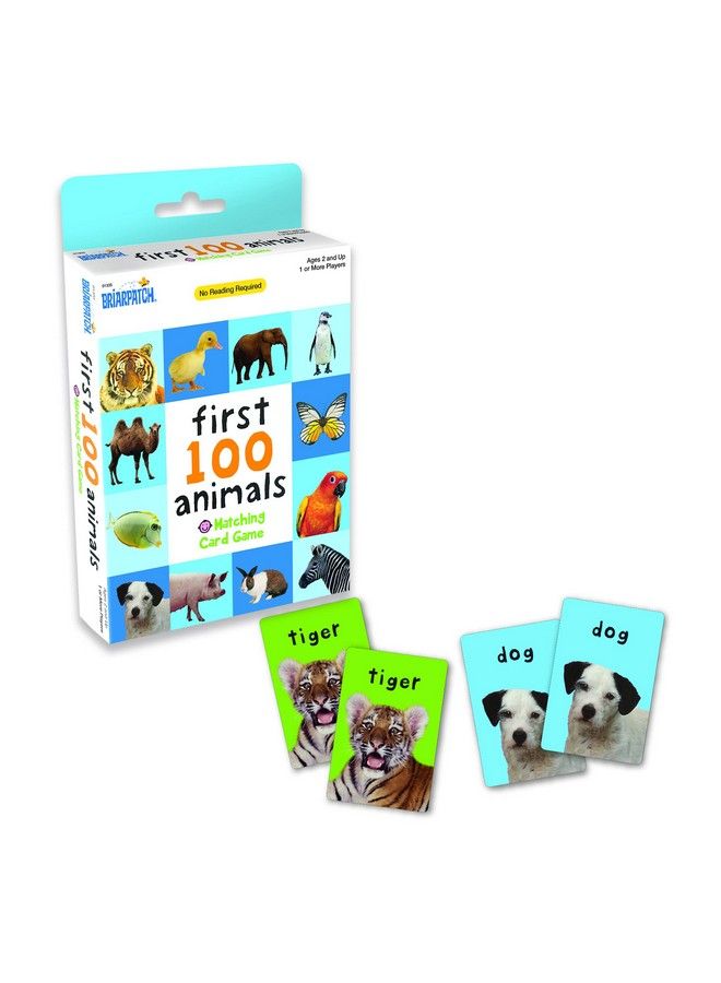 Briarpatch First 100 Animals Matching Card Game - Image 3