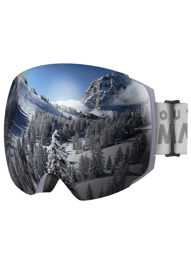 اوت دور ماستر نظارات التزلج OutdoorMaster PRO - بدون إطار، عدسات قابلة للتبديل، حماية 100% من الأشعة فوق البنفسجية UV400، نظارات ثلج للرجال والنساء - Image 1