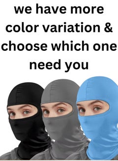 SARAOONT 2 Piece Summer Motorcycle face cover Cooling Neck Gaiter UV Protector Mask for Men/Women  - Image 2