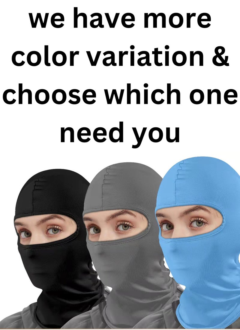 SARAOONT 2 Piece Summer Motorcycle face cover Cooling Neck Gaiter UV Protector Mask for Men/Women  - Image 2