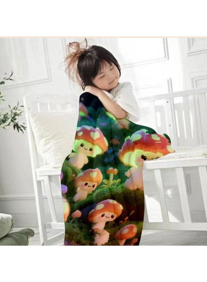 general Baby and children's cartoon flannel thin blanket (warm and comfortable, suitable for sleep, game use) 70cm*100cm - Image 1