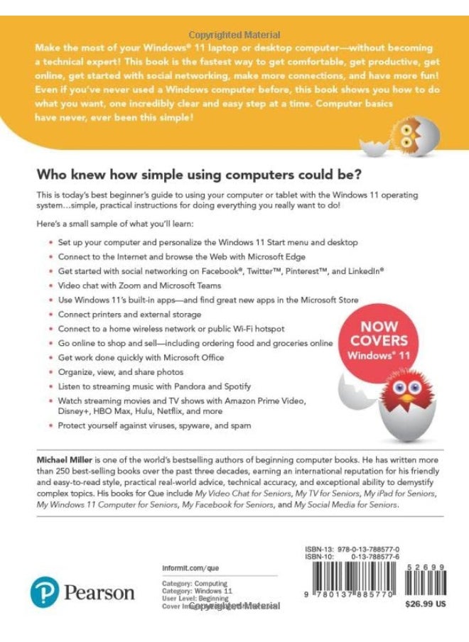 Computer Basics Absolute Beginner's Guide, Windows 11 Edition