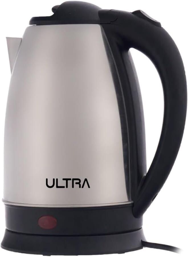 Ultra Electric Kettle 2 Liters, 1500 Watts, Black and Stainless Steel – UKS15EE1