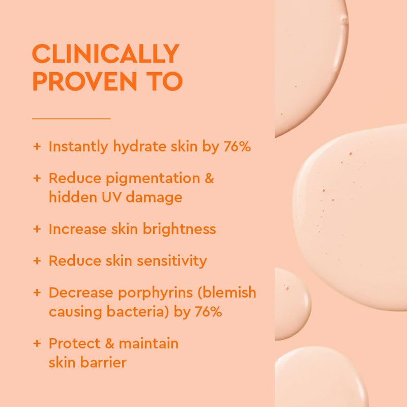BYOMA بيوما سائل واقي شمس للوجه SPF 30 - واقي شمس خفيف الوزن لجميع ألوان البشرة - توهج لامع، بدون أثر أبيض - مرطب SPF يقوي حاجز البشرة - 1.69 أونصة سائلة - Image 2