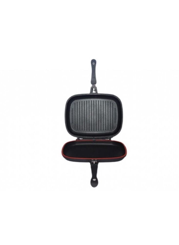 Home Master Home Master Black Cast Iron Double Skillet  - Image 5