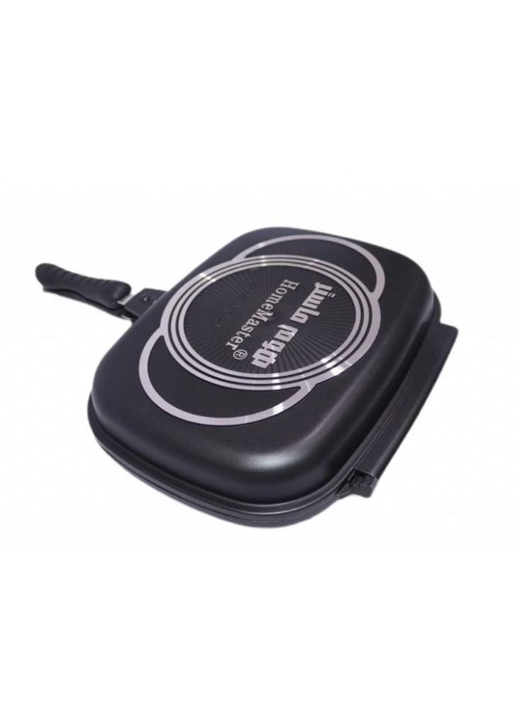 Home Master Home Master Black Cast Iron Double Skillet  - Image 3