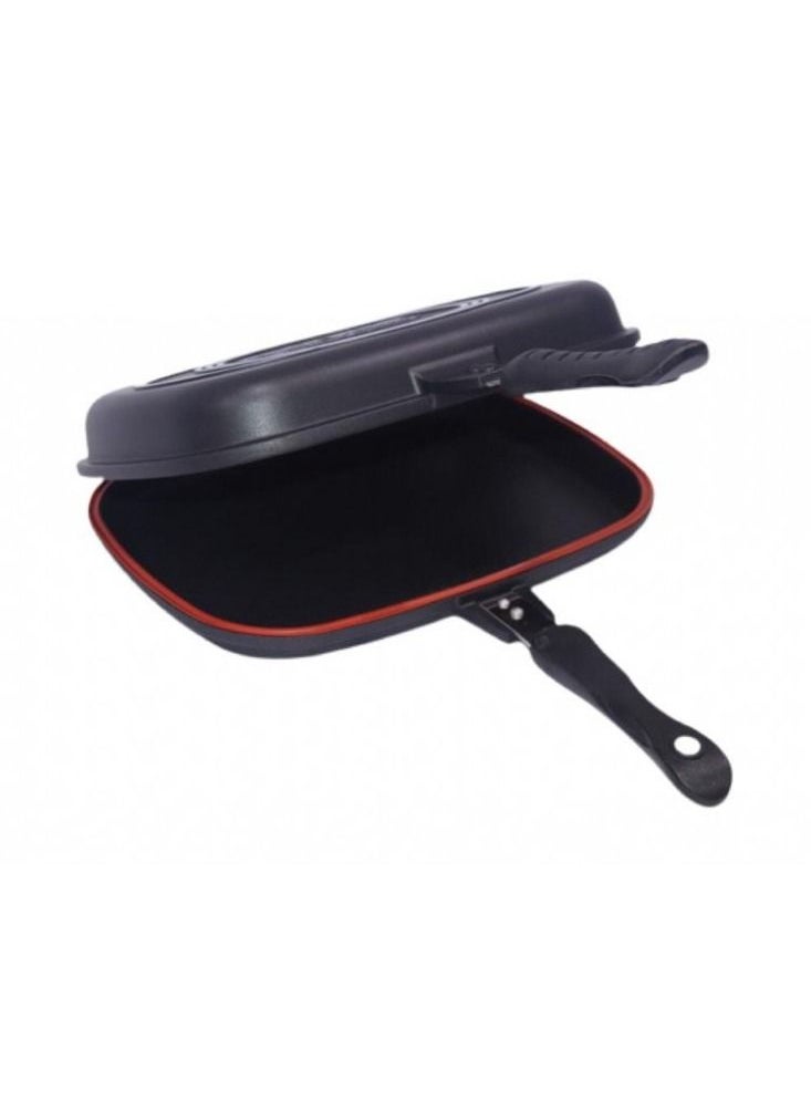 Home Master Home Master Black Cast Iron Double Skillet  - Image 4