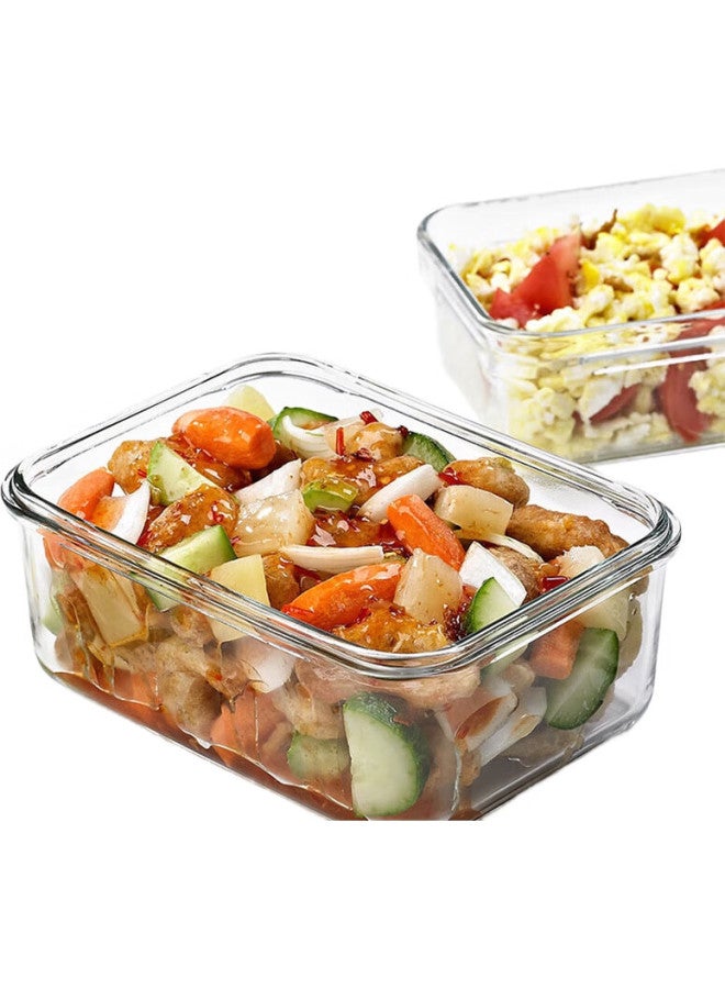 Glasslock Imported Tempered Glass Food Storage Box For Office Workers, Microwave Safe Lunch Box With Large Capacity, 715Ml - Image 2