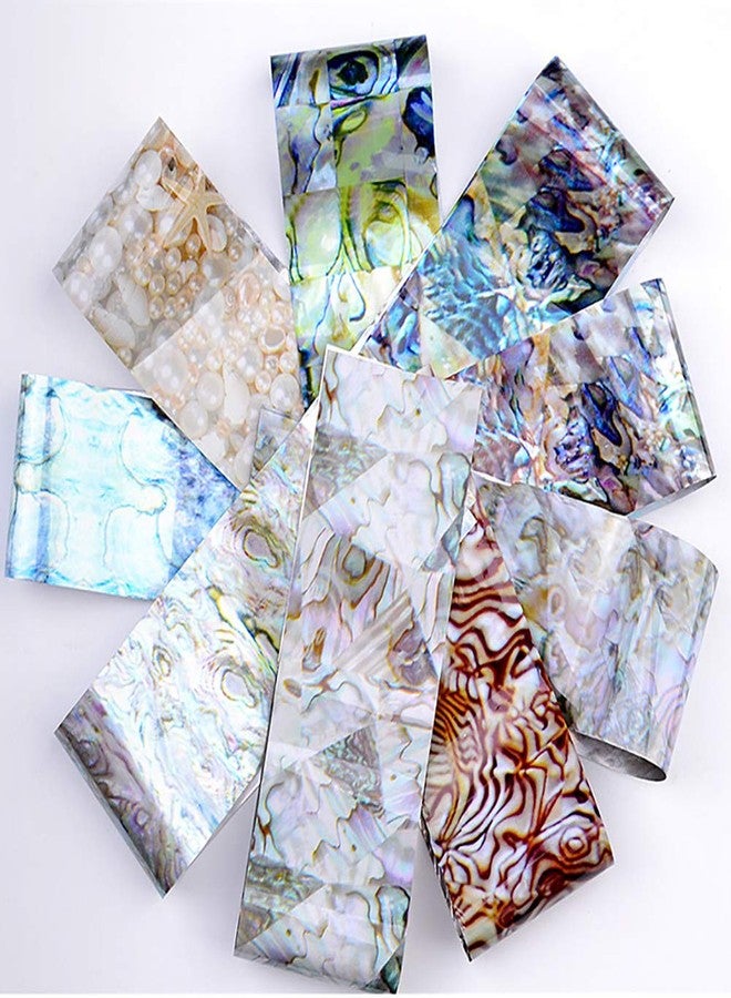 Minejin Nail Art DIY Sticker Tip 3D Marble Pattern Design Craft Decals Manicure Foil Tips 15 Sheets - Image 3