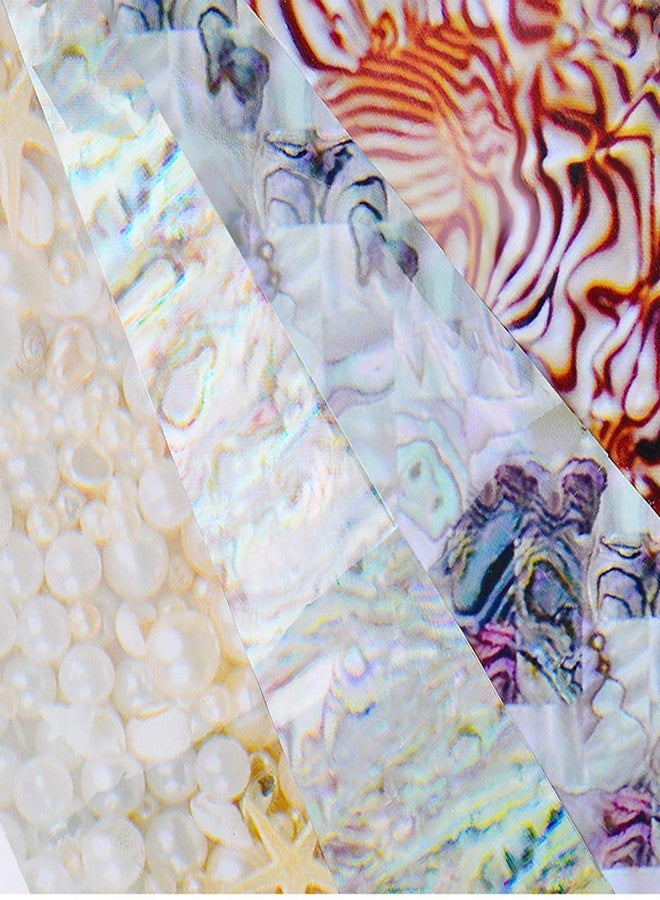 Minejin Nail Art DIY Sticker Tip 3D Marble Pattern Design Craft Decals Manicure Foil Tips 15 Sheets - Image 4