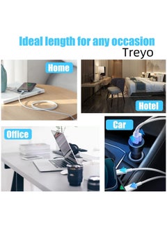 TREYO Ultra-Fast Charging iPhone Cable - 1M MFi Certified USB-C to Lightning, 20W PD for iPhone 14/14 Pro/14 Plus/14 Pro Max, iPad Pro, All iPhone 8-13 Series  - Image 5
