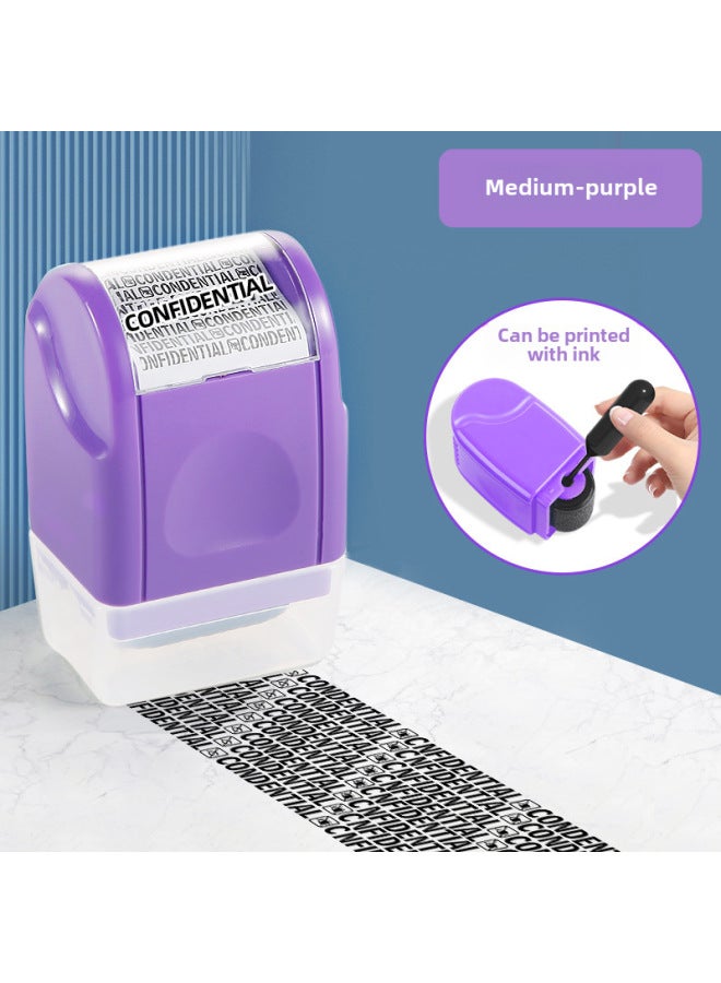 Roller-type Security Seal Random Code Privacy Seal Original Seal Oil Express Daub Pen Anti-leak Cover Information - Image 1