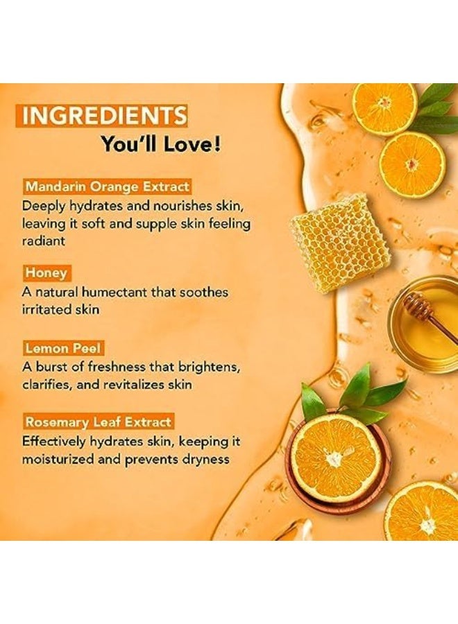 Botanic Hearth Mandarin Orange & Honey Body Wash with Lemon Peel Extract for a Radiant Glow | Sulphate & Paraben Free | Suitable for All Skin Types | Shower Gel for Men and Women| 245ml - Image 4