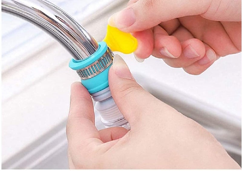 Seven Moon 360 Degree Water Saving Faucet Tap Water Purifier For Household 3 Layers Water Purifier Filter Activated Carbon Filtration Mini Faucet Purifier - Multicolor - Image 5