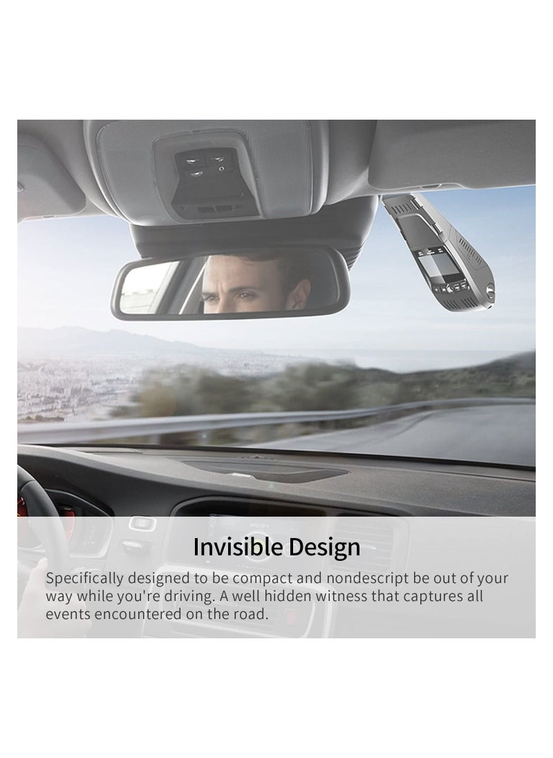 PRUVEEO - F5-FHD 1080P Dash Cam Camera for Cars Driving Recorder DVR - Image 1