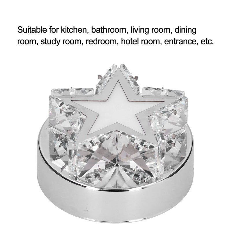 Star Shape Ceiling Lamp Stainless Steel Modern White Light Fixture for Kitchen and Bathroom - Image 4