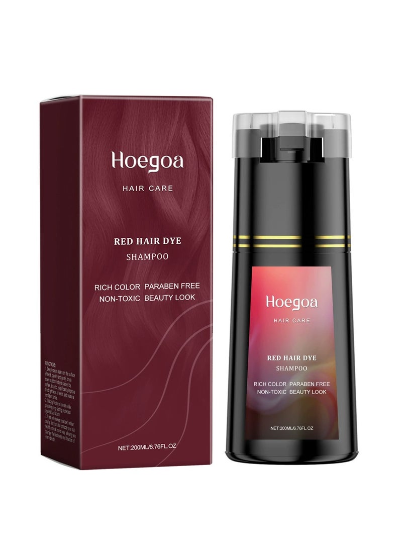 HOEGOA Trendy Bright Color Gentle Dyeing Shampoo Nourishes and Softens Hair (Red) - pzsku/Z113B7EFD47A8307E7487Z/45/_/1740125337/7d3e7782-9d2e-4c43-86ce-5eeca83f1114