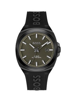 HUGO BOSS Men's Analog Tonneau Shape Leather Wrist Watch 1514140 - 41 Mm  - Image 1