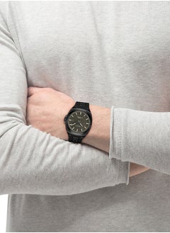 HUGO BOSS Men's Analog Tonneau Shape Leather Wrist Watch 1514140 - 41 Mm  - Image 4