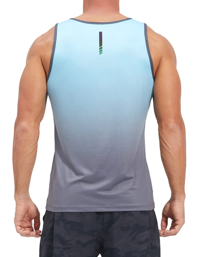 EZRUN Men's Tank Tops Quick Dry Workout Swim Beach Shirts Sleeveless Shirts for Bodybuilding Gym Fitness Training - Image 3