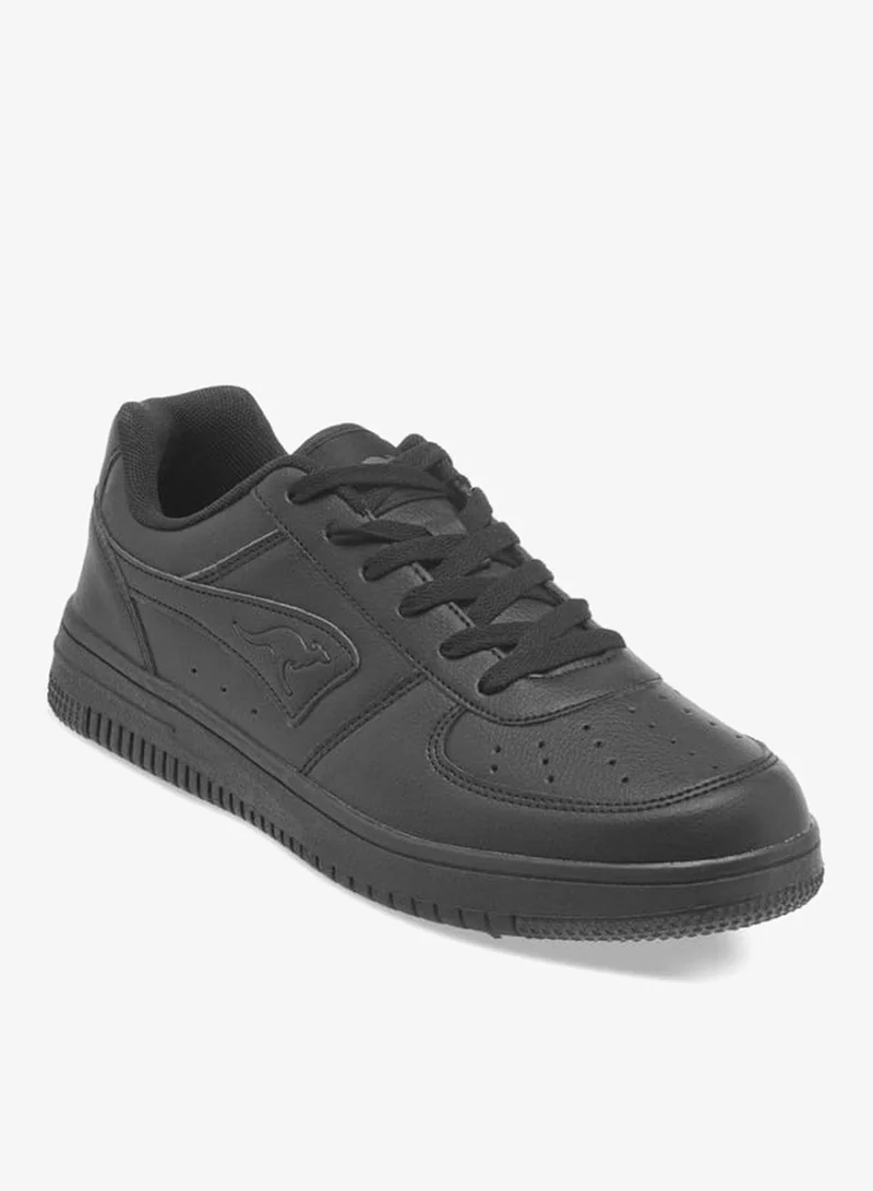 Men's Logo Detail Sports Shoes with Lace-Up Closure