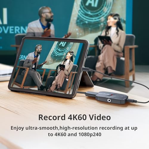 AVerMedia 4K60 HDMI Capture Card for DSLR, Camcorder, Action Camera, Low Latency for Live Streaming & Video Conferencing on OBS, Zoom, Twitch, Compatible with Win11, Mac, iPad - CamStream 4K BU113G2 - Image 4