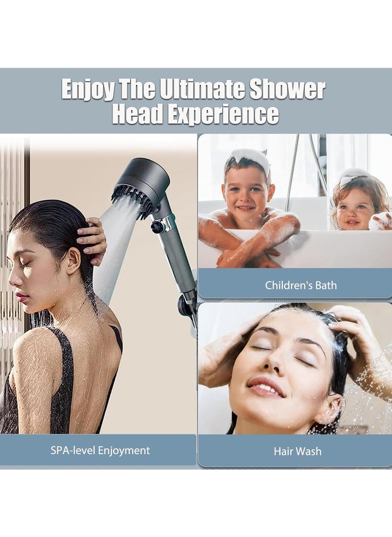 Handheld Massage Shower Head with Bracket, Experience High Pressure, Impurity Removal, Hair Fall Prevention, and 3 Soothing Spray Modes - pzsku/Z113BA04296229FB8960FZ/45/_/1718988796/d28c6235-2496-450a-bcd4-6d77a7e96aa1