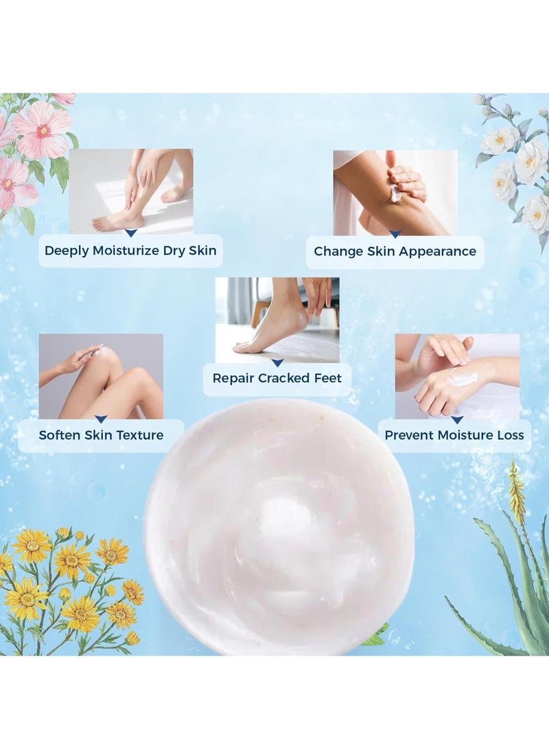 CANAMIN 40% Urea Cream for Cracked Feet&Hands 150g, Urea Cream for Dry Skin Moisturizer Cream, Callus Remover, Foot and Hand Cream Care Lotion Nourishes Repairs&Softens Skin Heels Repair Cream - Image 3