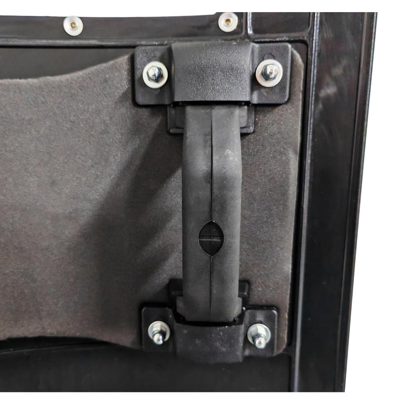 INTBUYING Rectangular Shield Security Shield Hand-held Six-Hole Foldable Grip 35 * 20 * 0.14 inch (500x900x3.5 mm) Black - Image 5