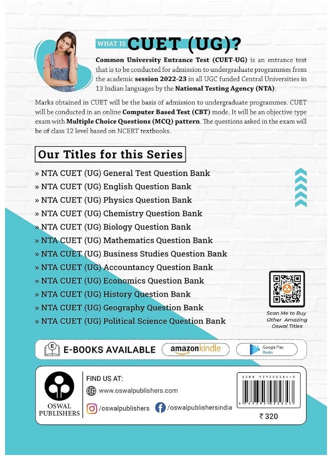 null - Oswal - Gurukul NTA CUET (UG) Chemistry Question Bank for Exam 2023 : 800+ MCQs with Chapterwise Theory, NCERT Questions & NCERT Exemplar, Common University Entrance Test Computer Based - Image 1