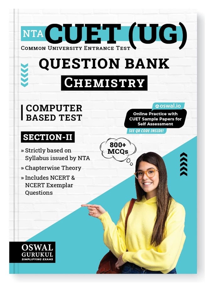 null - Oswal - Gurukul NTA CUET (UG) Chemistry Question Bank for Exam 2023 : 800+ MCQs with Chapterwise Theory, NCERT Questions & NCERT Exemplar, Common University Entrance Test Computer Based - Image 1