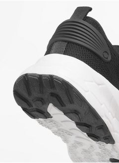Kappa Boys' Logo Detail Sports Shoes with Hook and Loop Closure  - Image 5