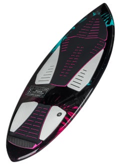 RONIX RONIX WAKESURF - WOMEN'S CARBON AIR CORE 3 - SKIMMER (2024) - Black / Mint / Coral  - Image 4