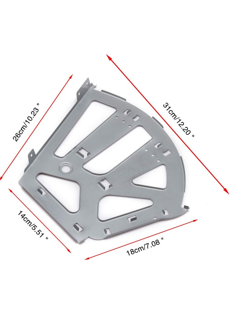 Excefore Upgrade Stainless Steel Hinges 3 Layer Fan Shape Design for Easy Access and Durability Perfect for Kitchen Living Room and Shoe Storage Cabinets Includes Hardware Grey  - Image 5