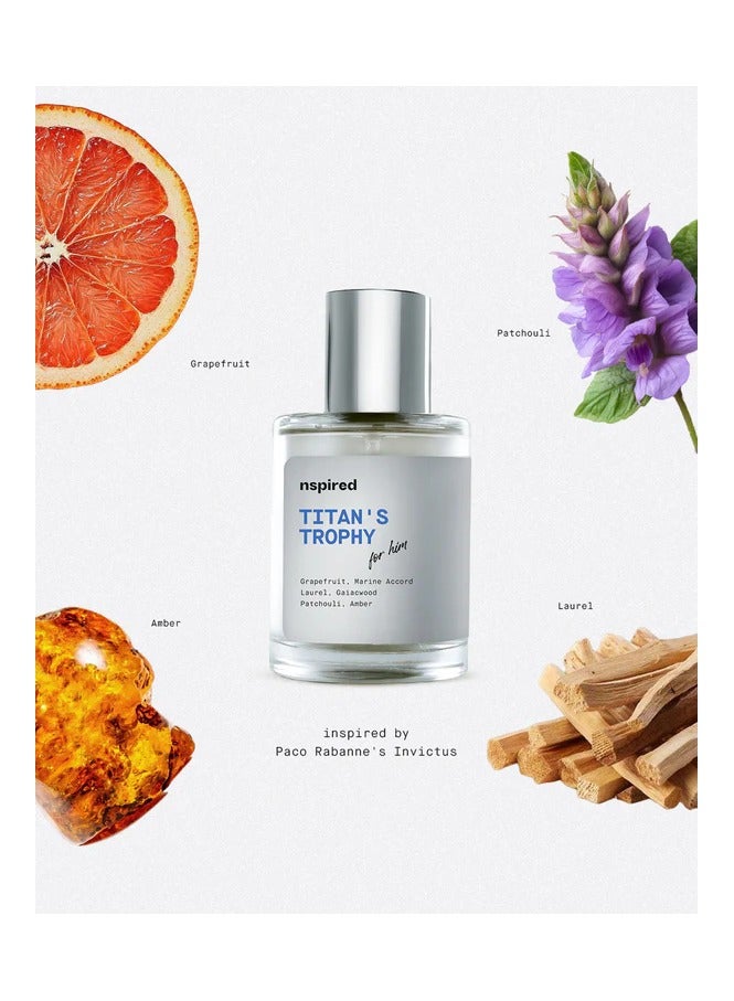 Nspired Titan's Trophy Inspired by Paco Rabannes's Invictus For Him - EDT - Image 1