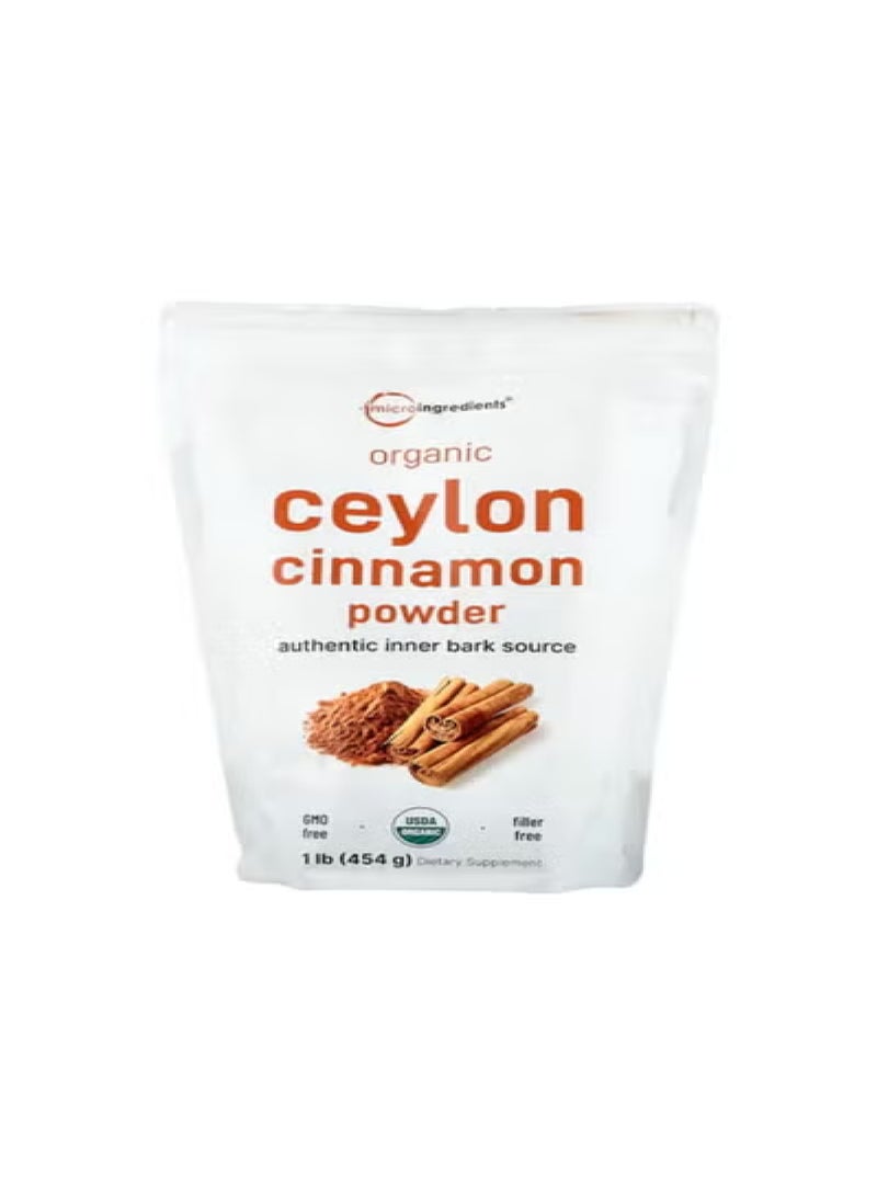 Organic Ceylon Cinnamon Powder, 1 lb (454 g)