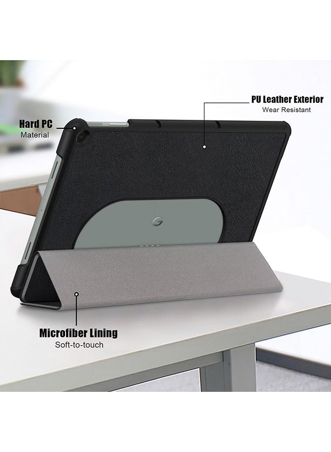 PU Leather Magnetic Stand Cover for Google Pixel Tablet Case 2023 New Tablet Cover Ultra Slim PU Leather Case (Black) - Image 5