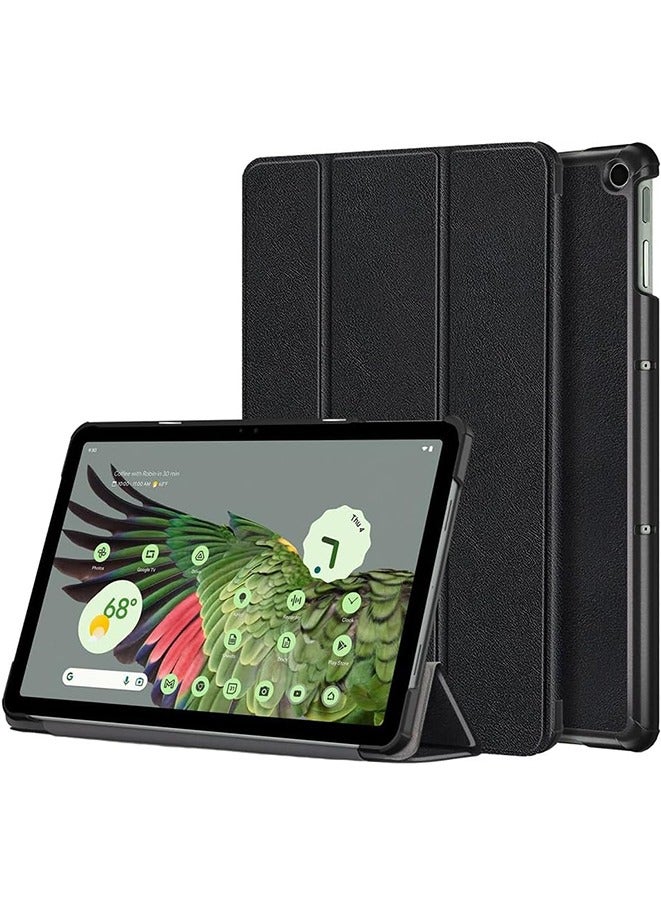 PU Leather Magnetic Stand Cover for Google Pixel Tablet Case 2023 New Tablet Cover Ultra Slim PU Leather Case (Black) - Image 1