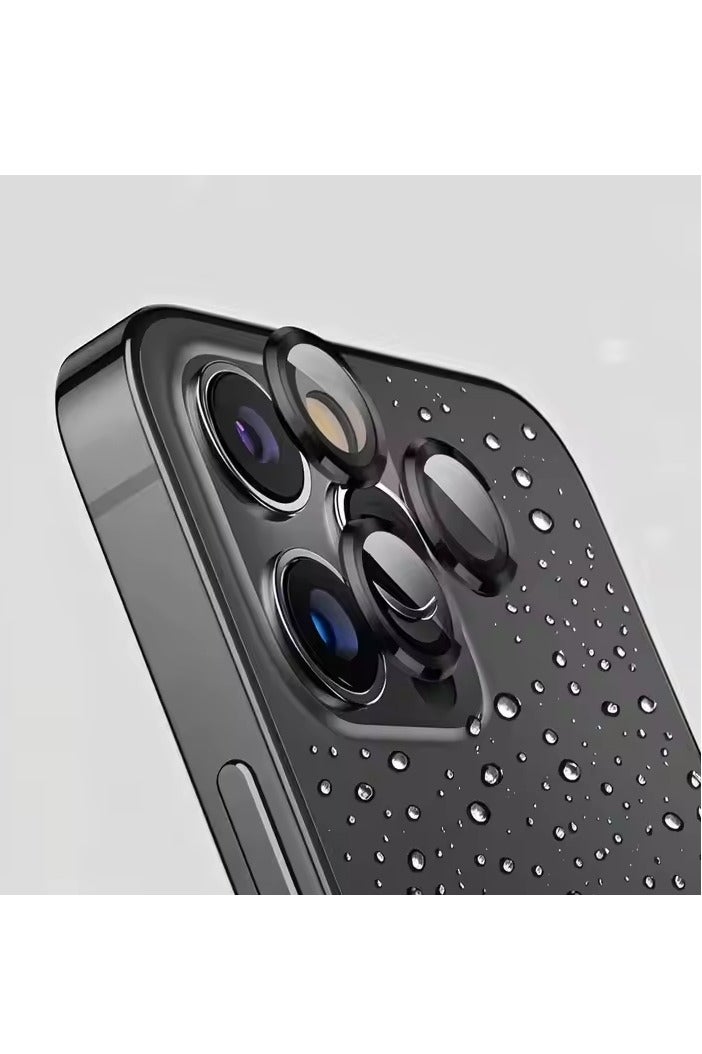 Tempered Glass Camera Lens Protector with Metal Ring – 9H Hardness, Scratch & Drop Protection, Case-Friendly for Dual/Triple Lens Phones - Image 4