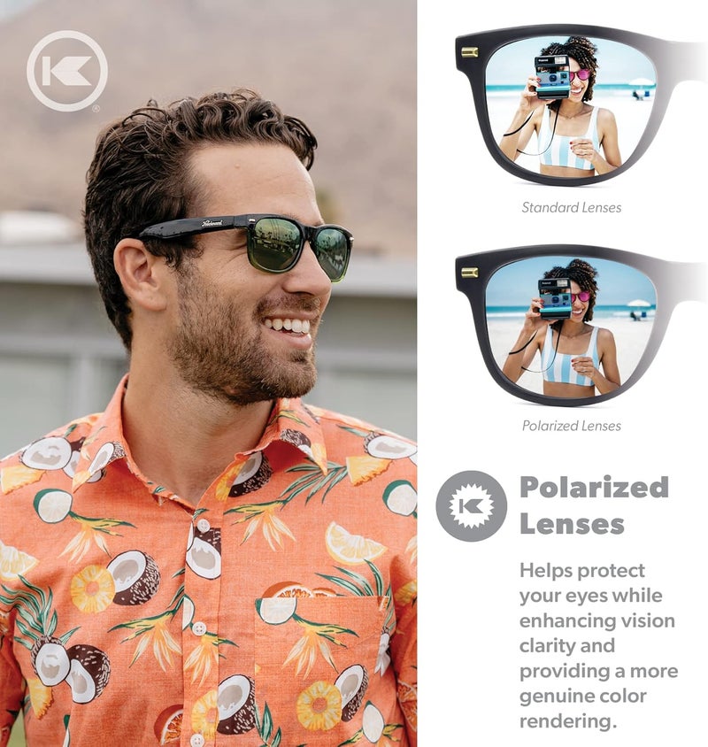 Knockaround Fort Knocks Polarized Sunglasses for Men & Women - UV400 Protection - Image 4