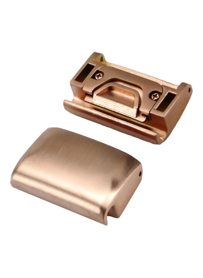 NIBEMINENT 2-Piece Watch Strap Connector Buckle Rose Gold - Image 1