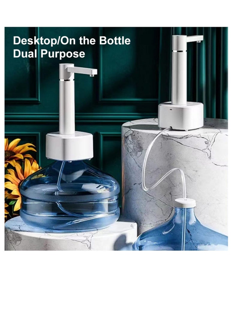 Y&D Electric Pump, USB Charging Automatic Drinking Water Dispenser Jug Pump for Home Kitchen Office Camping (White)  - Image 3