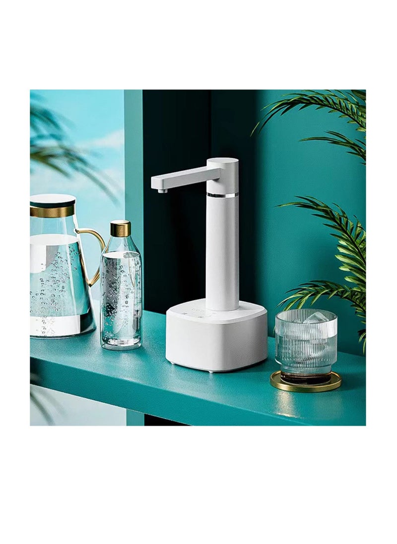 Y&D Electric Pump, USB Charging Automatic Drinking Water Dispenser Jug Pump for Home Kitchen Office Camping (White)  - Image 4